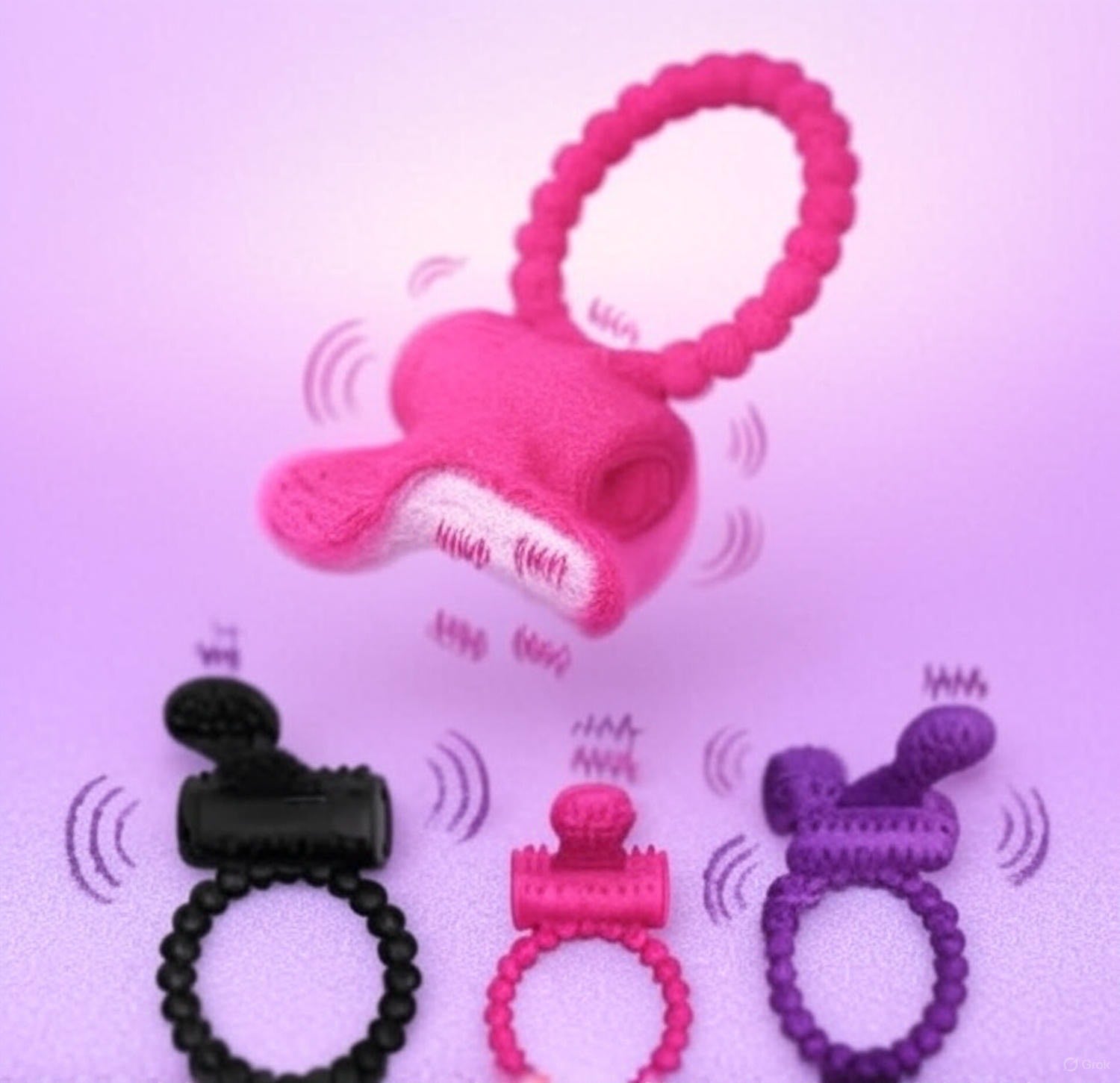 Anneau de pénis vibrant pour hommes – Jouet sexuel pour couples