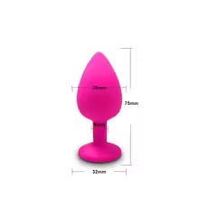 Plug Anal Vibrant en Silicone
