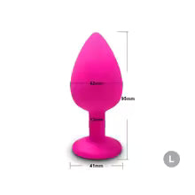 Plug Anal Vibrant en Silicone