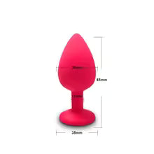 Plug Anal Vibrant en Silicone