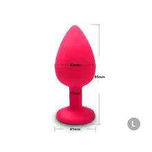 Plug Anal Vibrant en Silicone