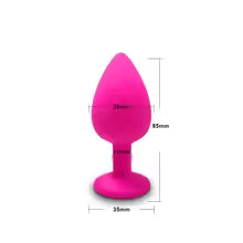 Plug Anal Vibrant en Silicone